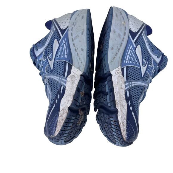 Brooks Addiction 11 Running Shoes Mens Size 13 Blue Mesh Logo Low Top Lace Up - Picture 5 of 9